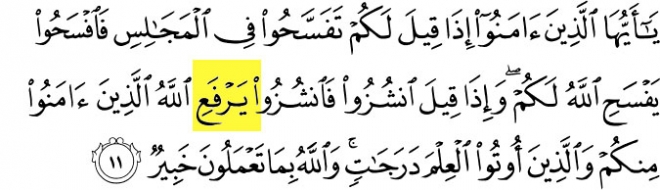 99 Names of Allah - Ar-Rafi - Allah will raise you to (suitable) ranks (and degrees). Surah Al-Mujadilah verse 11